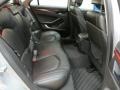 2010 Cadillac CTS Ebony Interior Rear Seat Photo