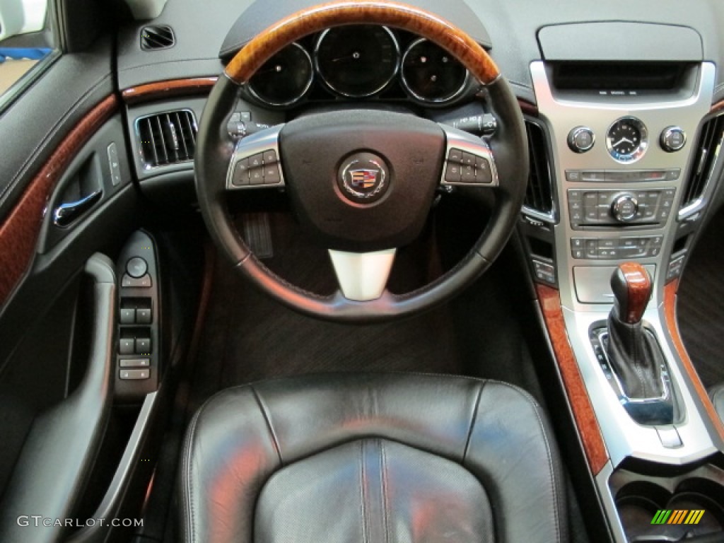 2010 Cadillac CTS 4 3.6 AWD Sport Wagon Ebony Dashboard Photo #82184375