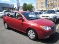 2008 Apple Red Pearl Hyundai Elantra GLS Sedan  photo #2