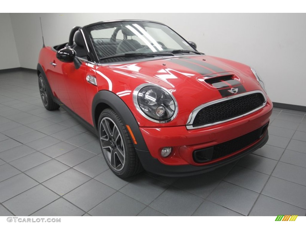 2013 Cooper S Roadster - Chili Red / Carbon Black photo #1