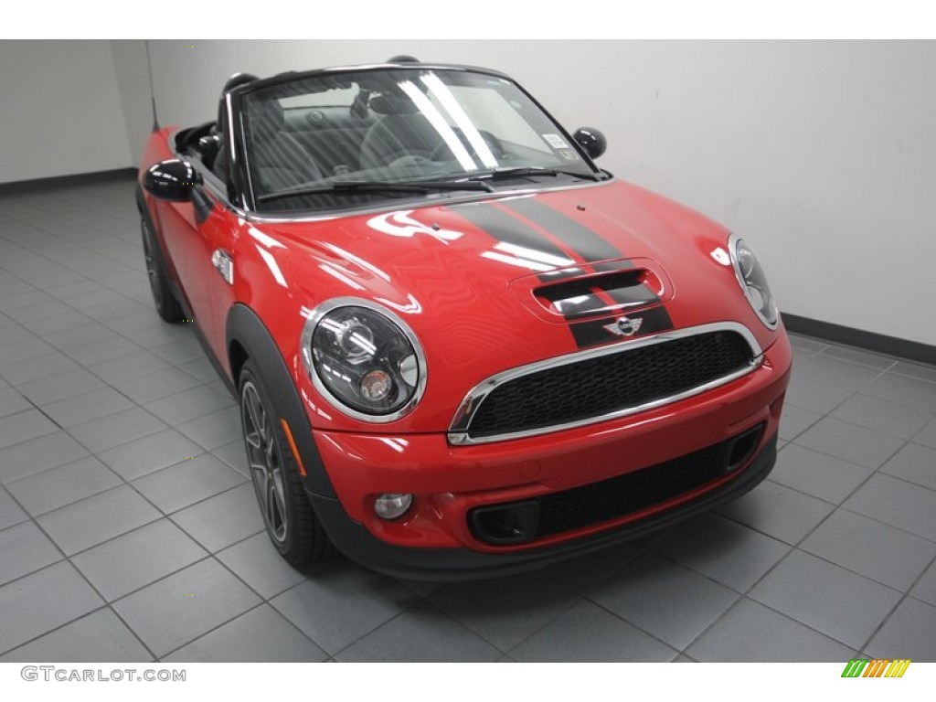 2013 Cooper S Roadster - Chili Red / Carbon Black photo #5
