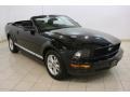 2007 Black Ford Mustang V6 Deluxe Convertible  photo #1
