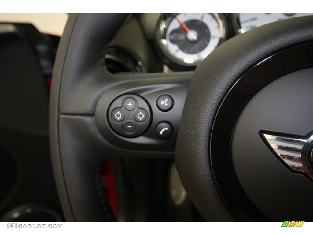 2013 Cooper S Roadster - Chili Red / Carbon Black photo #23