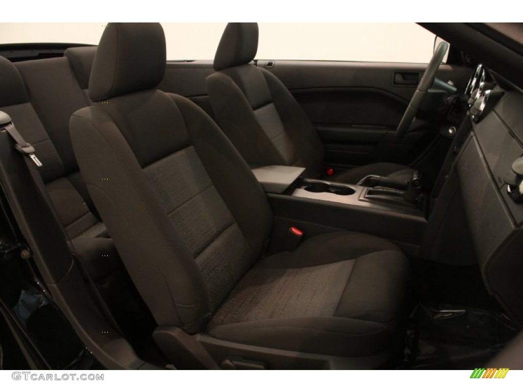 2007 Mustang V6 Deluxe Convertible - Black / Dark Charcoal photo #12