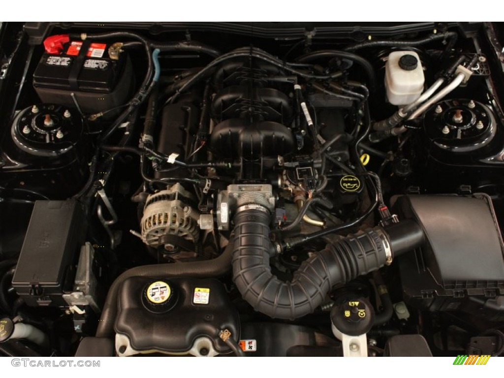 2007 Mustang V6 Deluxe Convertible - Black / Dark Charcoal photo #17