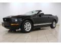 2007 Black Ford Mustang V6 Deluxe Convertible  photo #20