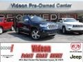 2012 True Blue Pearl Jeep Grand Cherokee Overland 4x4  photo #1