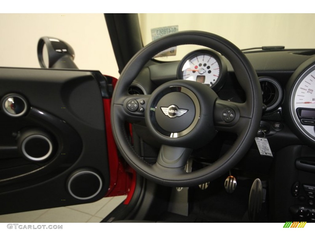 2013 Cooper S Hardtop - Chili Red / Carbon Black photo #24