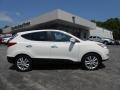 2010 Cotton White Hyundai Tucson Limited  photo #8