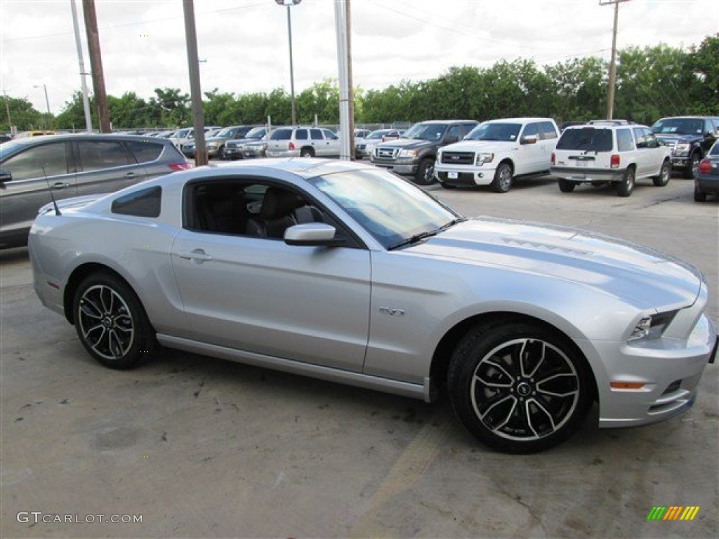 2014 Mustang GT Premium Coupe - Ingot Silver / Charcoal Black photo #6