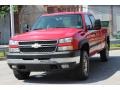 2007 Victory Red Chevrolet Silverado 2500HD Classic LT Extended Cab 4x4  photo #9