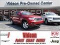 2011 Inferno Red Crystal Pearl Jeep Grand Cherokee Laredo 4x4  photo #1