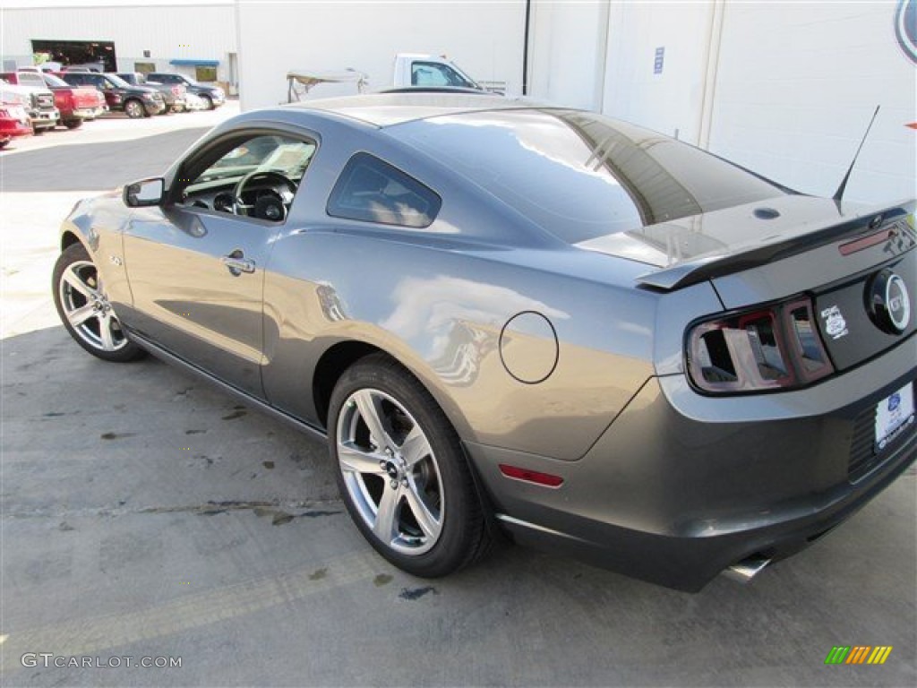 2014 Mustang GT Premium Coupe - Sterling Gray / Charcoal Black photo #4