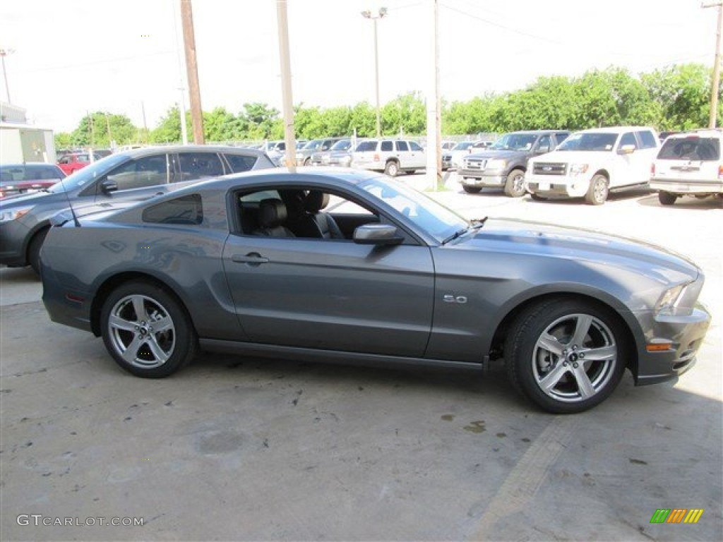2014 Mustang GT Premium Coupe - Sterling Gray / Charcoal Black photo #6