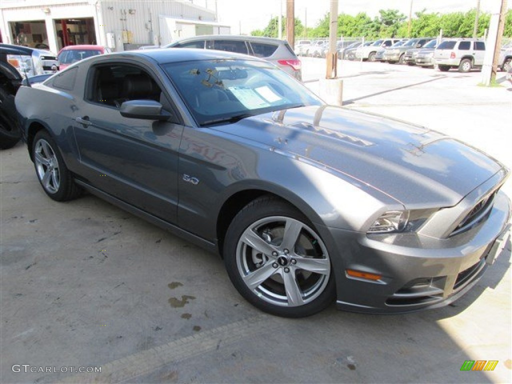 2014 Mustang GT Premium Coupe - Sterling Gray / Charcoal Black photo #7