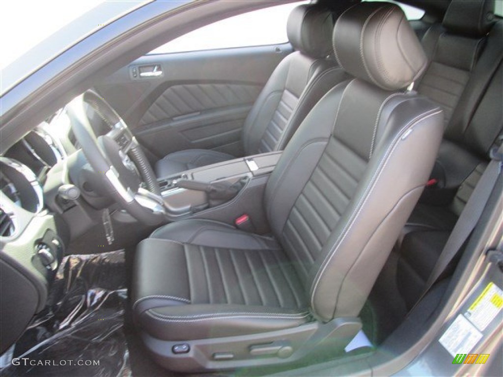 2014 Mustang GT Premium Coupe - Sterling Gray / Charcoal Black photo #15