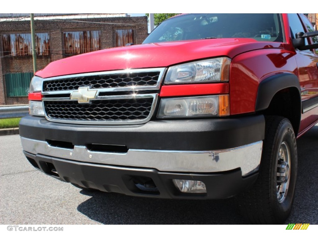 2007 Silverado 2500HD Classic LT Extended Cab 4x4 - Victory Red / Dark Charcoal photo #38