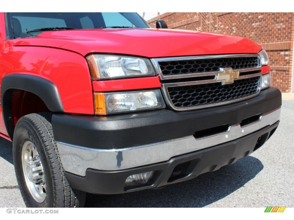 2007 Silverado 2500HD Classic LT Extended Cab 4x4 - Victory Red / Dark Charcoal photo #39