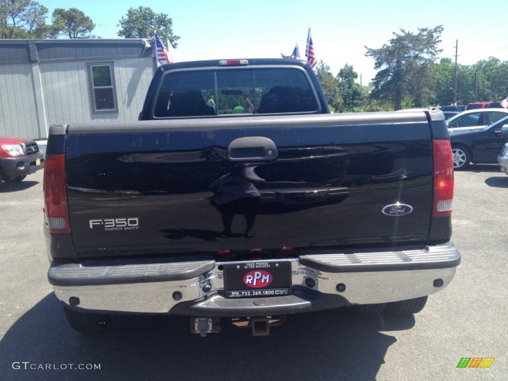 2002 F350 Super Duty Lariat Crew Cab 4x4 Dually - Black / Medium Flint photo #16