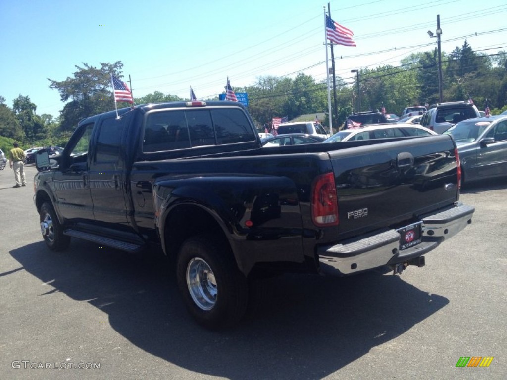 2002 F350 Super Duty Lariat Crew Cab 4x4 Dually - Black / Medium Flint photo #17