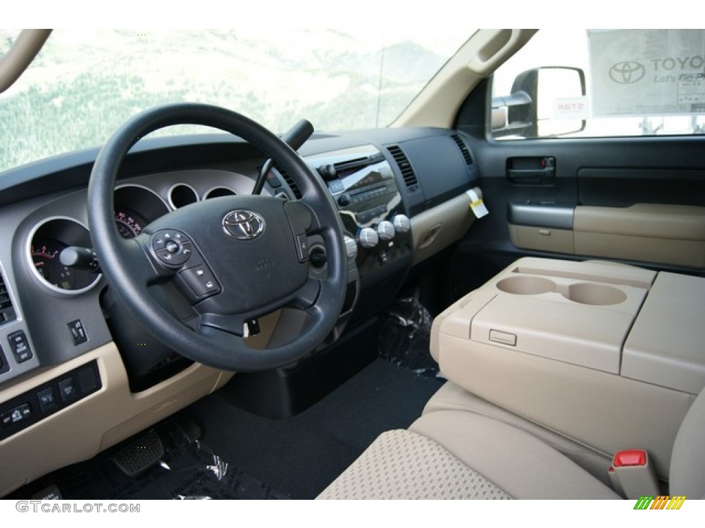 2013 Tundra Double Cab 4x4 - Pyrite Mica / Sand Beige photo #5