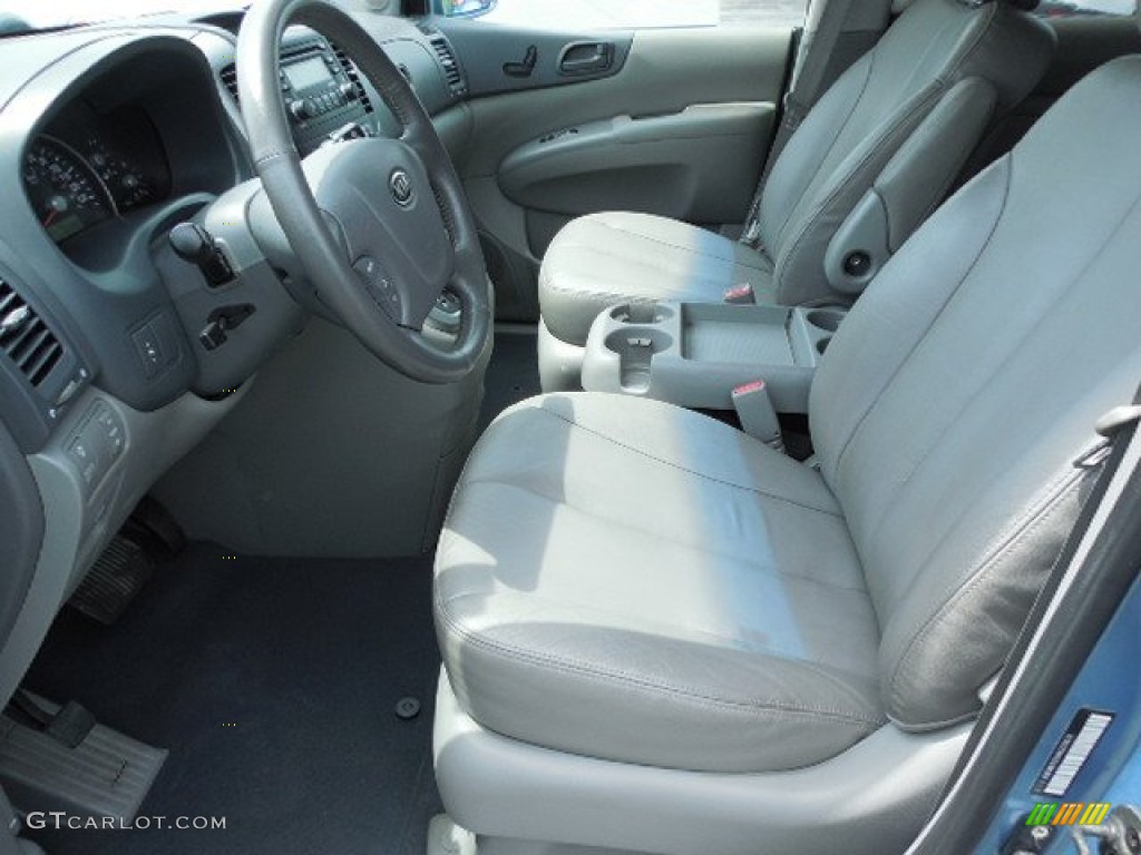 2008 Sedona EX - Glacier Blue Metallic / Gray photo #4