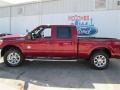 2013 Ruby Red Metallic Ford F250 Super Duty Lariat Crew Cab 4x4  photo #3