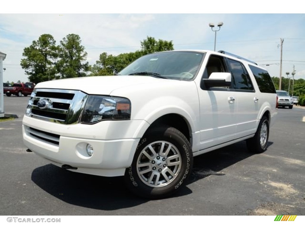 2013 Expedition EL Limited 4x4 - Oxford White / Camel photo #1
