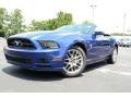 Deep Impact Blue 2014 Ford Mustang V6 Premium Convertible Exterior