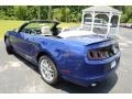2014 Deep Impact Blue Ford Mustang V6 Premium Convertible  photo #7
