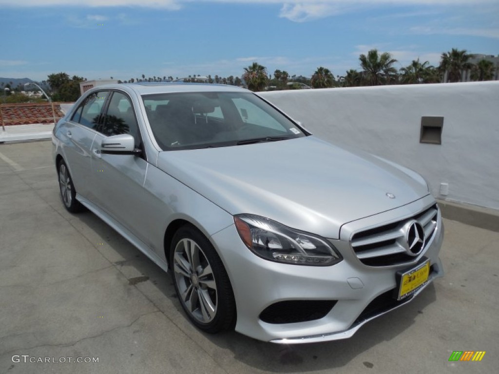 2014 E 350 Sport Sedan - Iridium Silver Metallic / Black photo #1