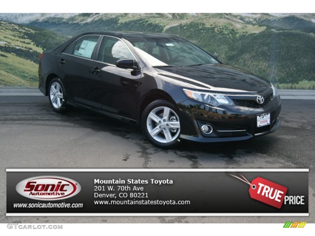 2013 Camry SE - Attitude Black Metallic / Black/Ash photo #1