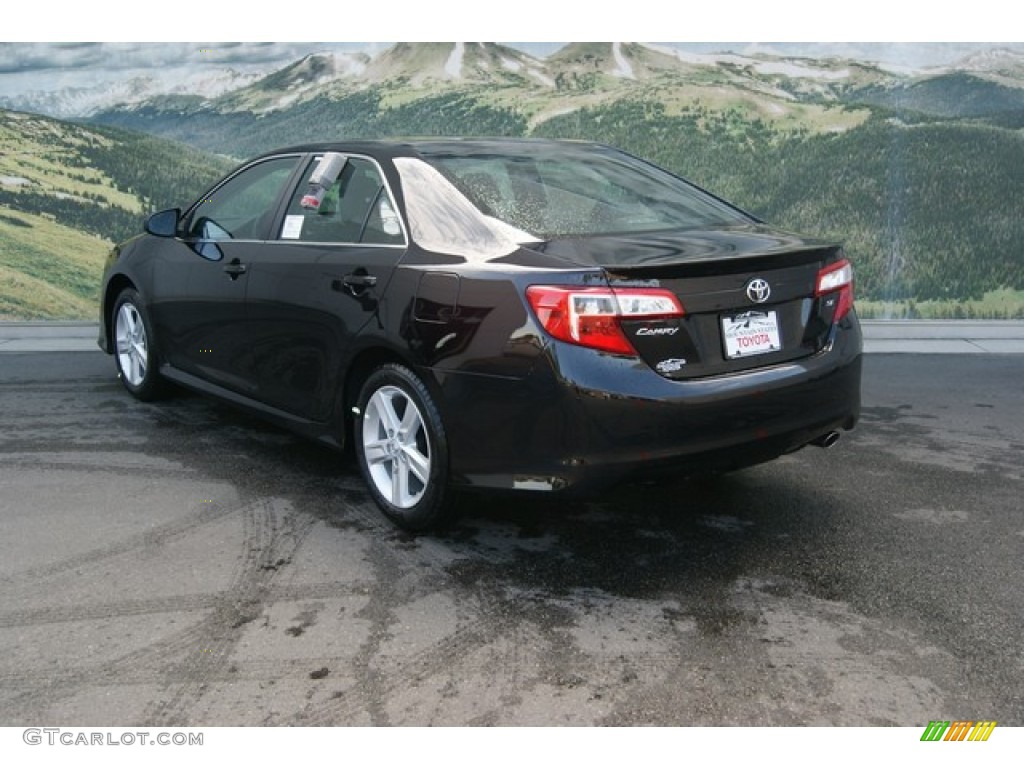 2013 Camry SE - Attitude Black Metallic / Black/Ash photo #2