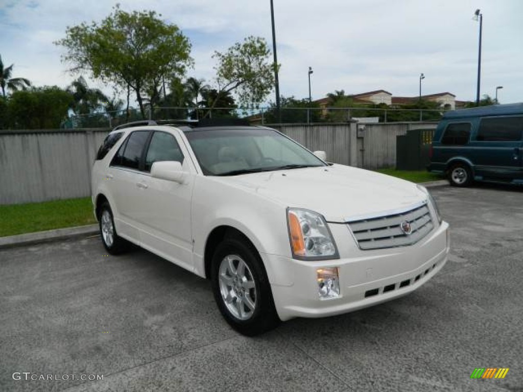 White Diamond Tri-Coat 2009 Cadillac SRX V6 Exterior Photo #82195951