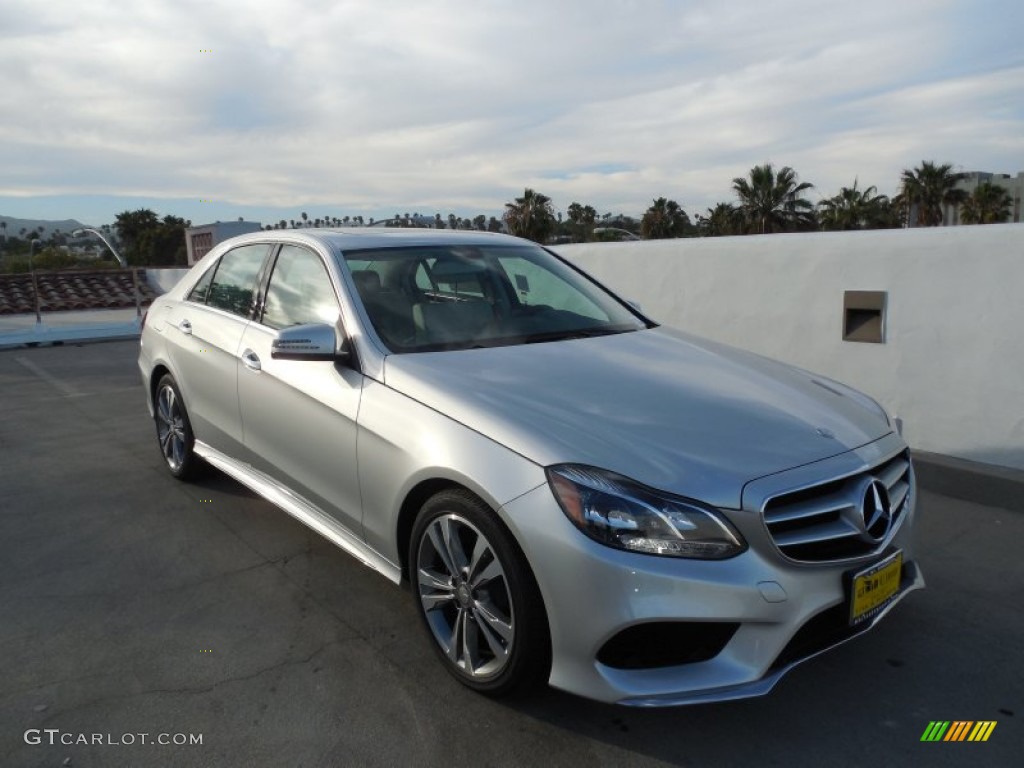 2014 E 350 Sport Sedan - Iridium Silver Metallic / Gray/Dark Gray photo #1