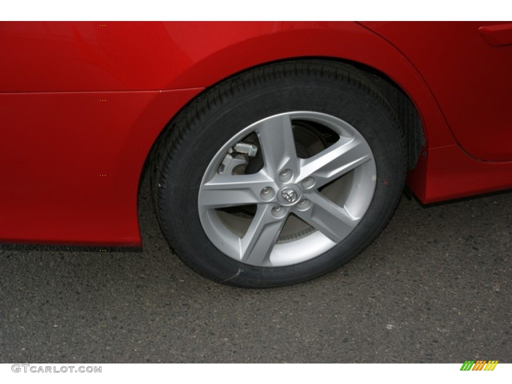 2013 Camry SE - Barcelona Red Metallic / Black photo #9