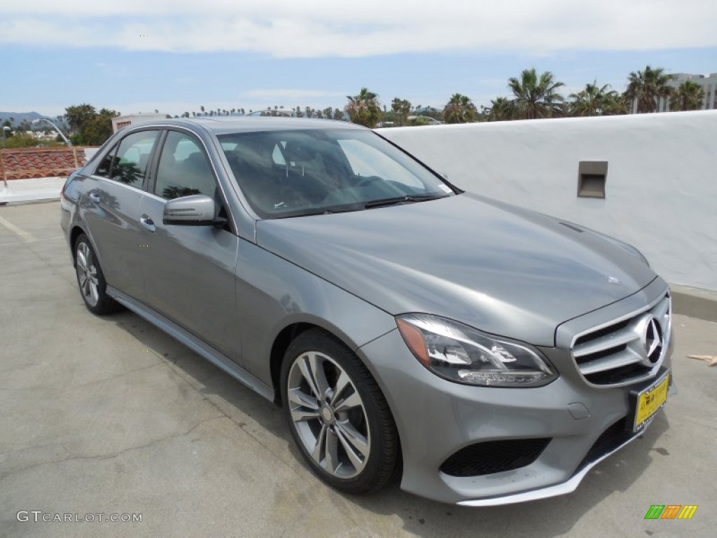 2014 E 350 Sport Sedan - Paladium Silver Metallic / Black photo #1