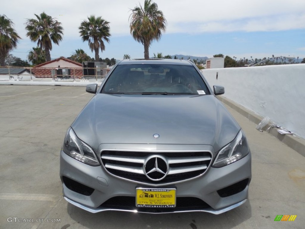 2014 E 350 Sport Sedan - Paladium Silver Metallic / Black photo #2