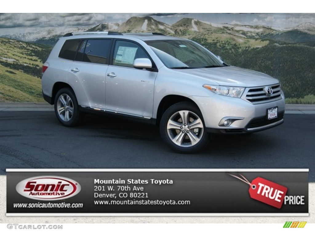 2013 Highlander Limited 4WD - Classic Silver Metallic / Ash photo #1