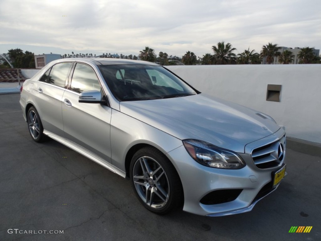 2014 E 350 Sport Sedan - Iridium Silver Metallic / Black photo #1