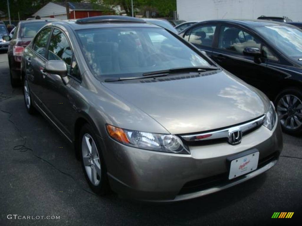 2006 Civic EX Sedan - Galaxy Gray Metallic / Gray photo #1