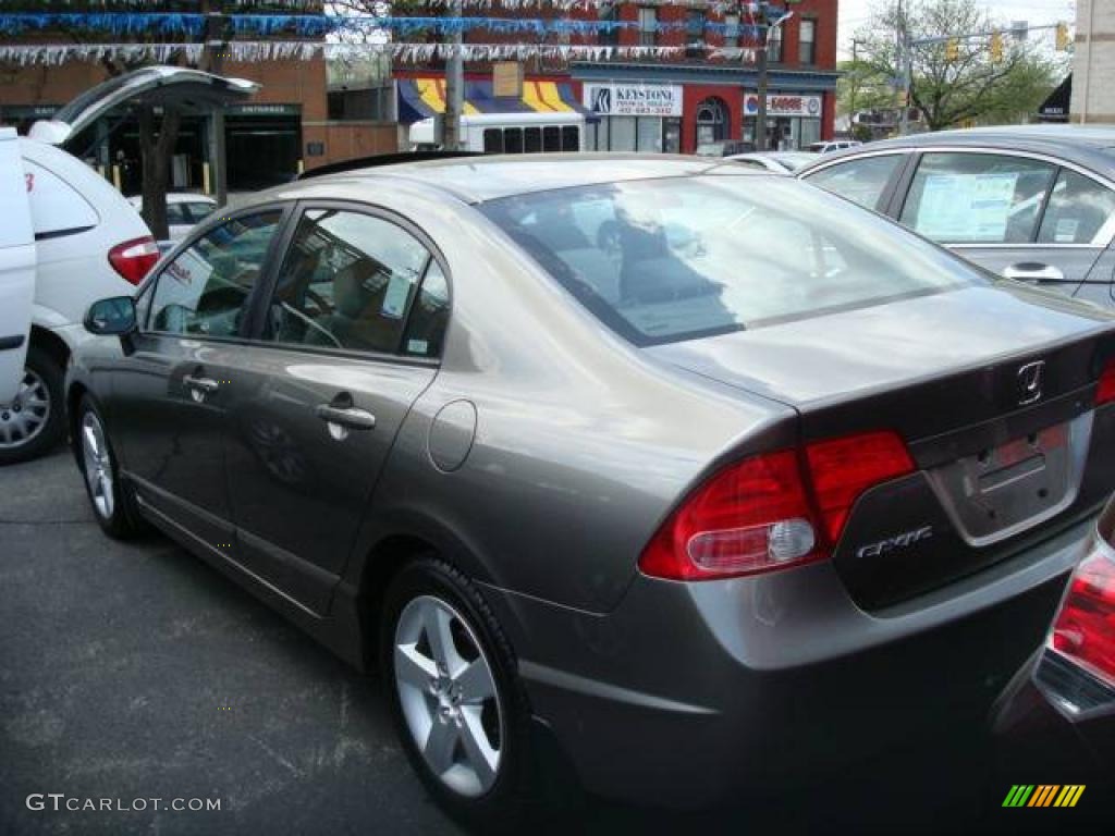 2006 Civic EX Sedan - Galaxy Gray Metallic / Gray photo #3