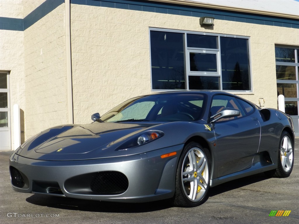 Titanium Metallic 2008 Ferrari F430 Coupe F1 Exterior Photo #82200539