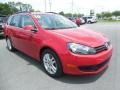 2010 Salsa Red Volkswagen Jetta TDI SportWagen  photo #11