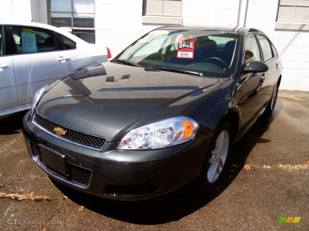 2012 Impala LTZ - Ashen Gray Metallic / Ebony photo #7