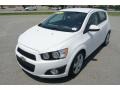 2012 Summit White Chevrolet Sonic LTZ Hatch  photo #1