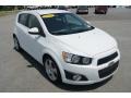 2012 Summit White Chevrolet Sonic LTZ Hatch  photo #2