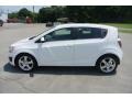 2012 Summit White Chevrolet Sonic LTZ Hatch  photo #3