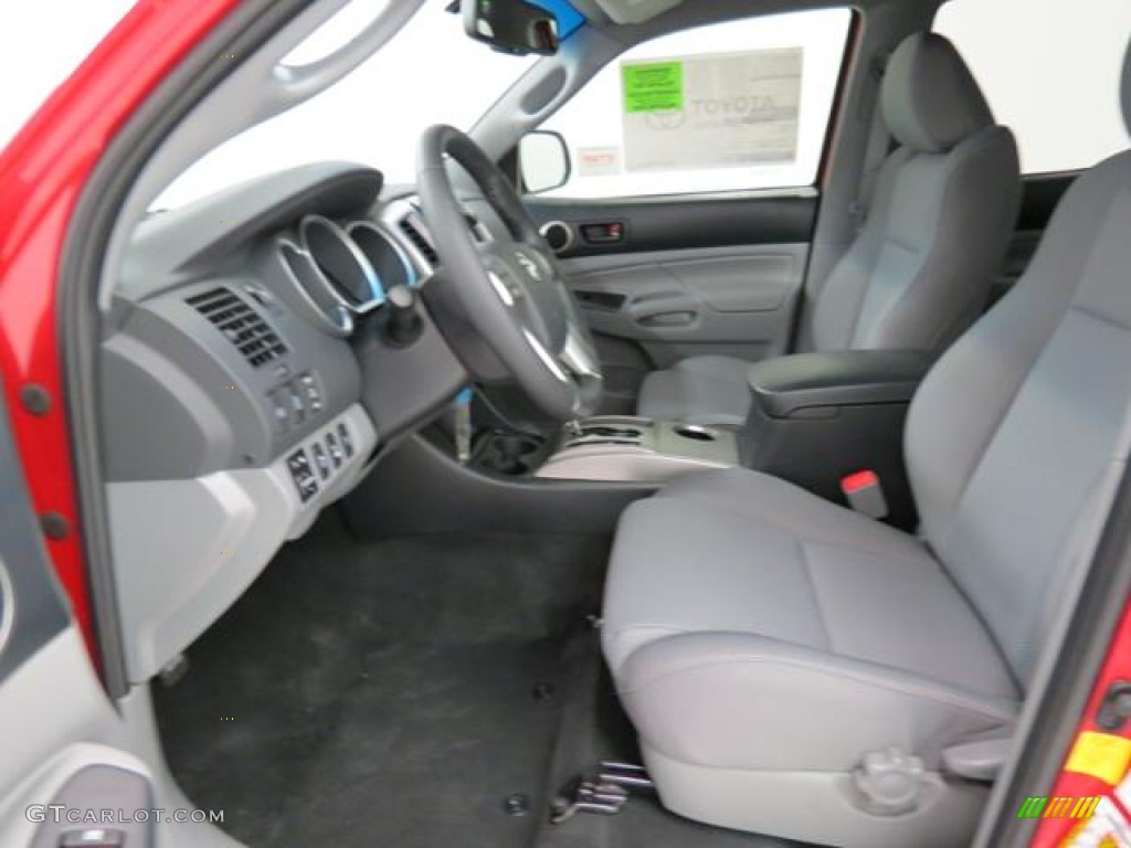 Graphite Interior 2013 Toyota Tacoma V6 TRD Double Cab 4x4 Photo #82203132