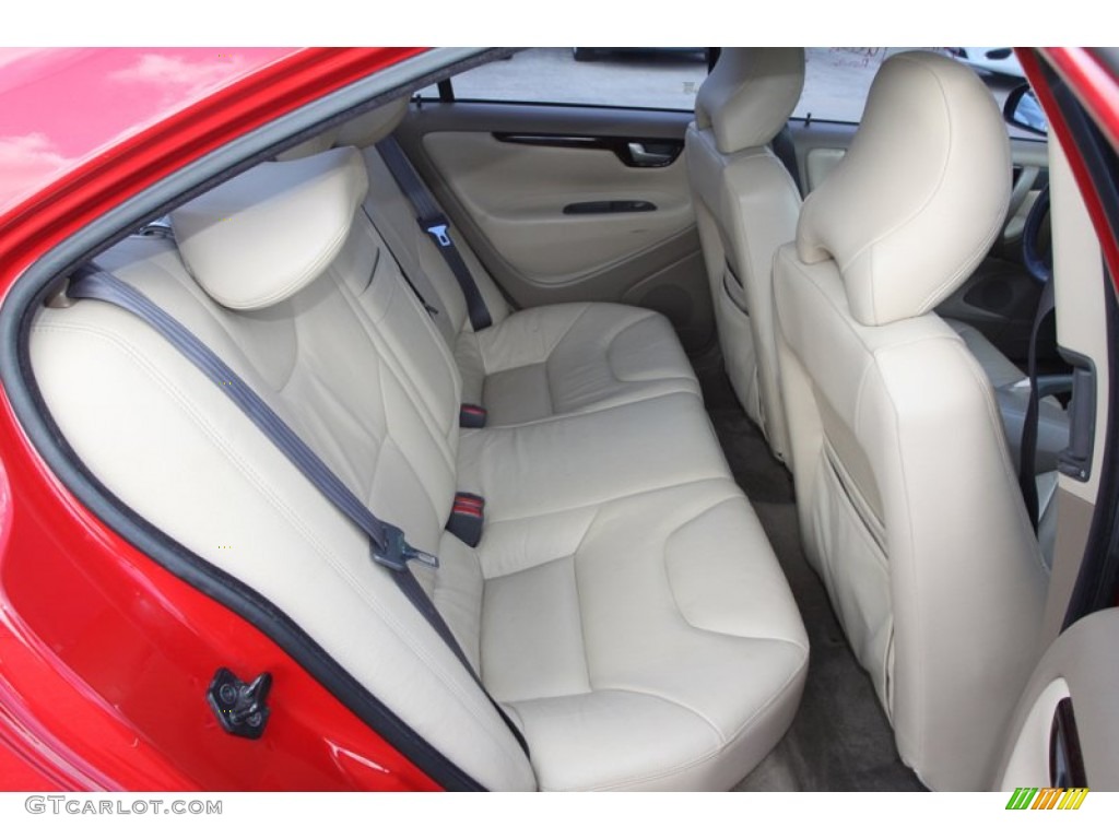 2002 S60 2.4T - Red / Taupe/Light Taupe photo #16